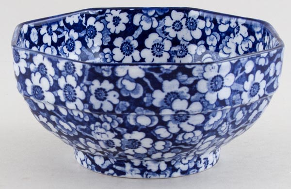 Bowl octagonal c1920s